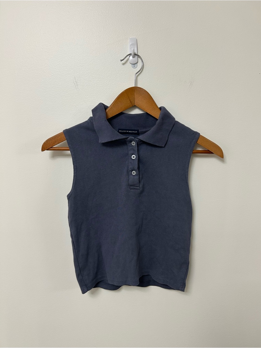 BRAND NEW Brandy Melville Collared Tank Top